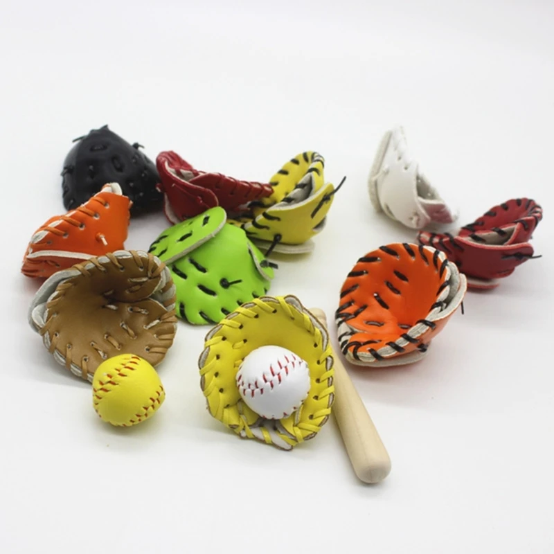 Bella mazza da Baseball sportiva Set palline per neonati photograps puntelli per bambini che posano accessori da Studio per neonati