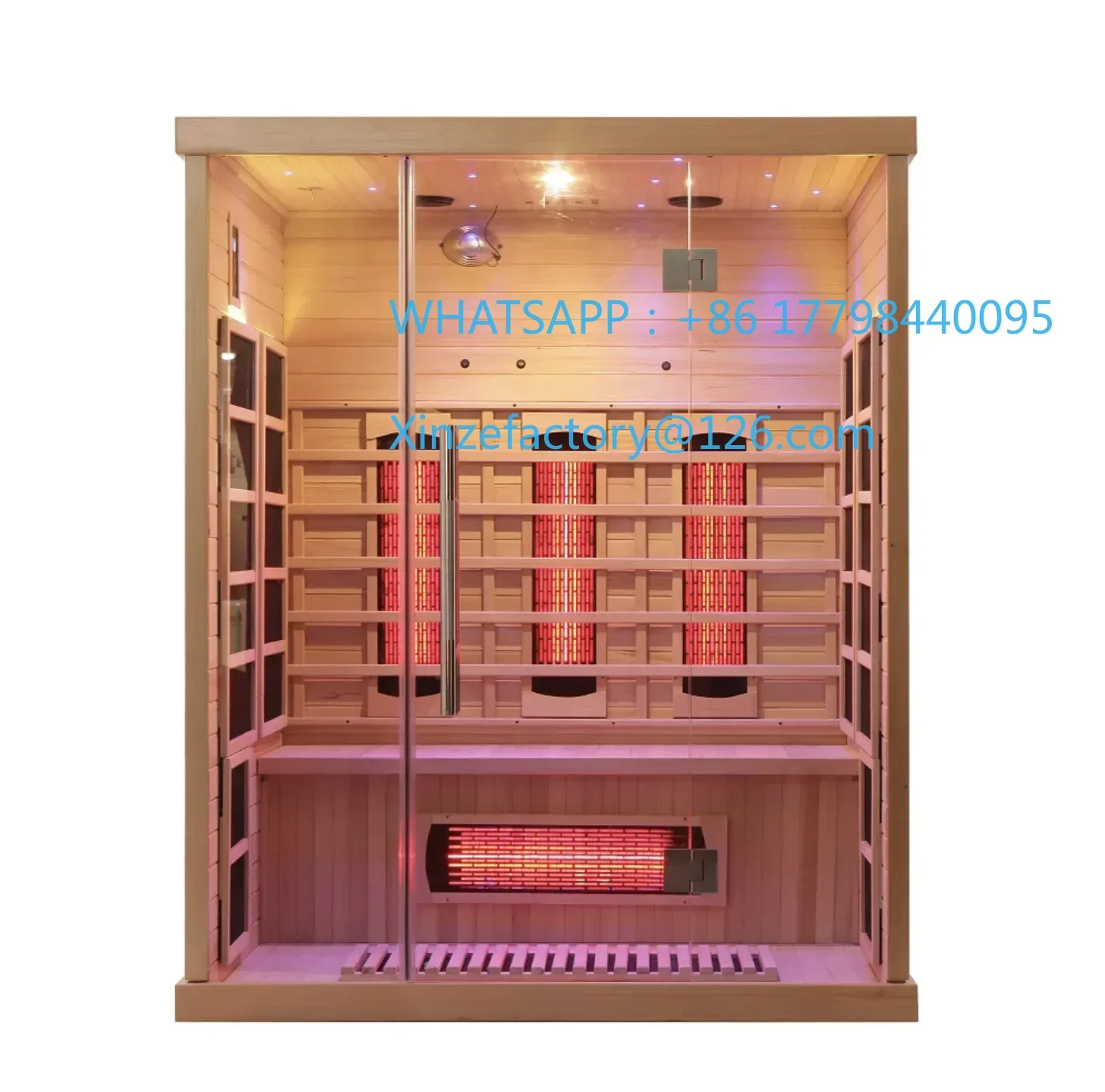 Customizable Full Ceramic Infrared Sauna Heater Tube Sauna Accessories Ceramic Sauna Heater Panel 220V
