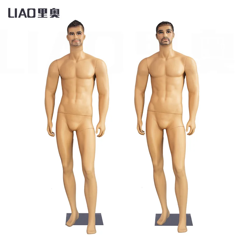 cheap Model man dummy large size male mannequins skin full body plastic for Clothes