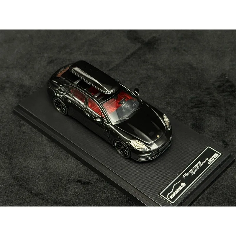 RM 1:64 Rhino Porsche Panamera Shooting Brake Hoge Detail Diecast Alloy Automodel Statisch Display Collectible Hobby Perfect Cadeau