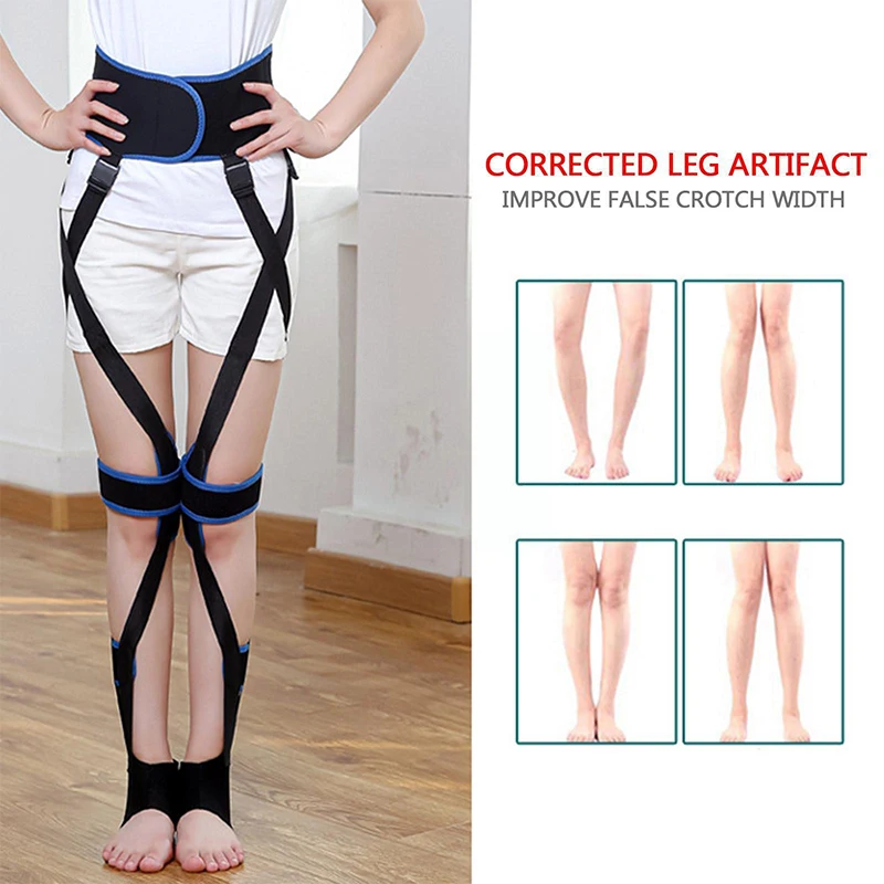 Posture Corrector Leg Corrector Strap High Elasticity Straighten Beauty O X Type Leg Correction Bandage for Adults Kids Braces