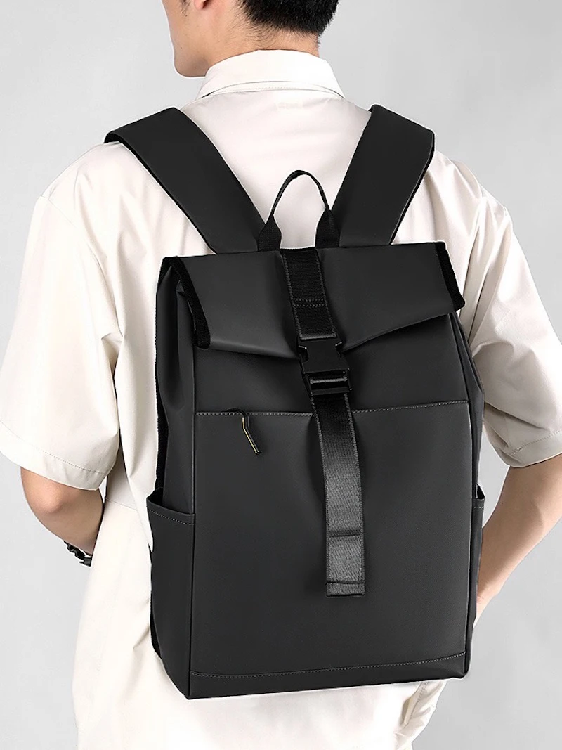

Men's Backpack 15.6" Laptop Bag Lightweight Mochila Teenager School Bag Travel Backpack Large Capacity Rucksack