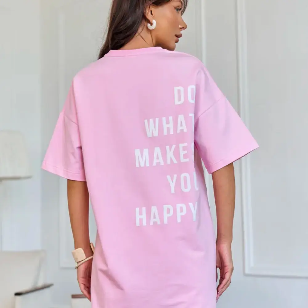 Harajuku Letter Print Cotton T Shirt Loose Short Sleeve Top Summer Casual Oversize Fashion Aesthetic Unisex Streetwear