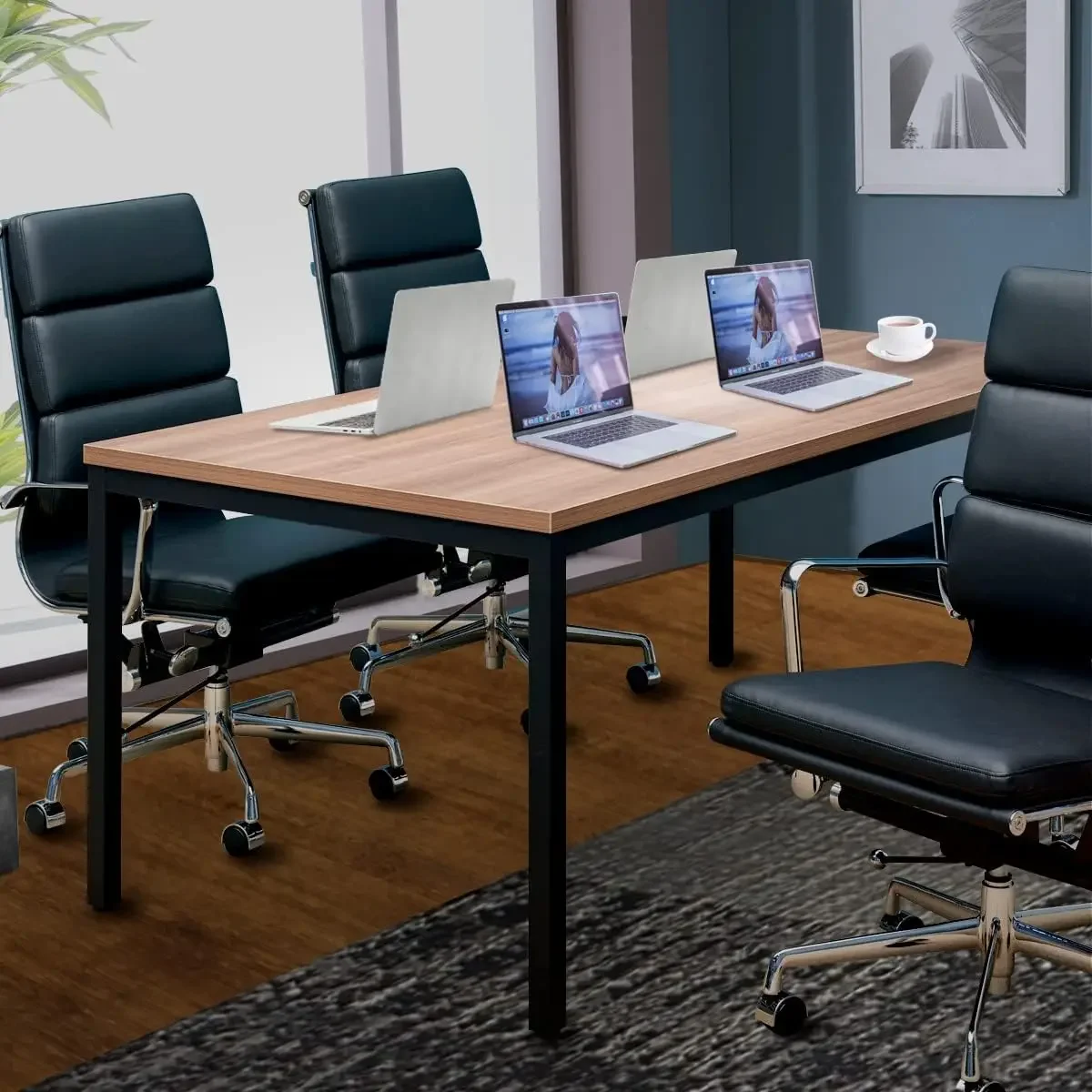 BEST BOARD-Large Table for Home Office, Computer Desk, Dining Table, Sturdy Writing Workstation, 35x70 Inches