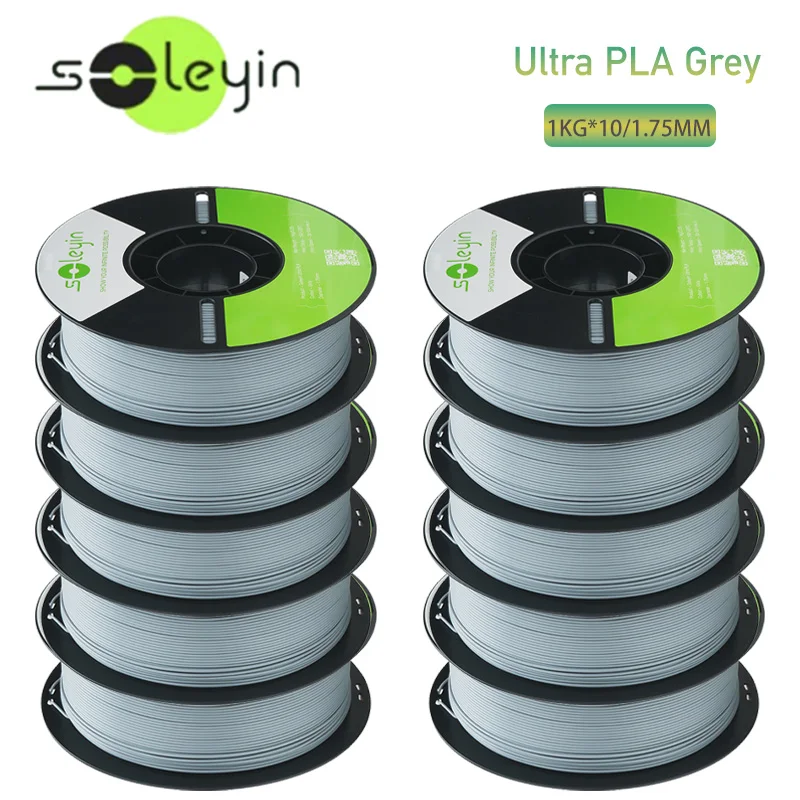 Филамент Creality Soleyin Ultra PLA 1.75 мм, 1 кг, высокоскоростной, 300 мм/с, точность ±0.02 мм, быстрое охлаждение, экологичный, для Ender K1 K1C K