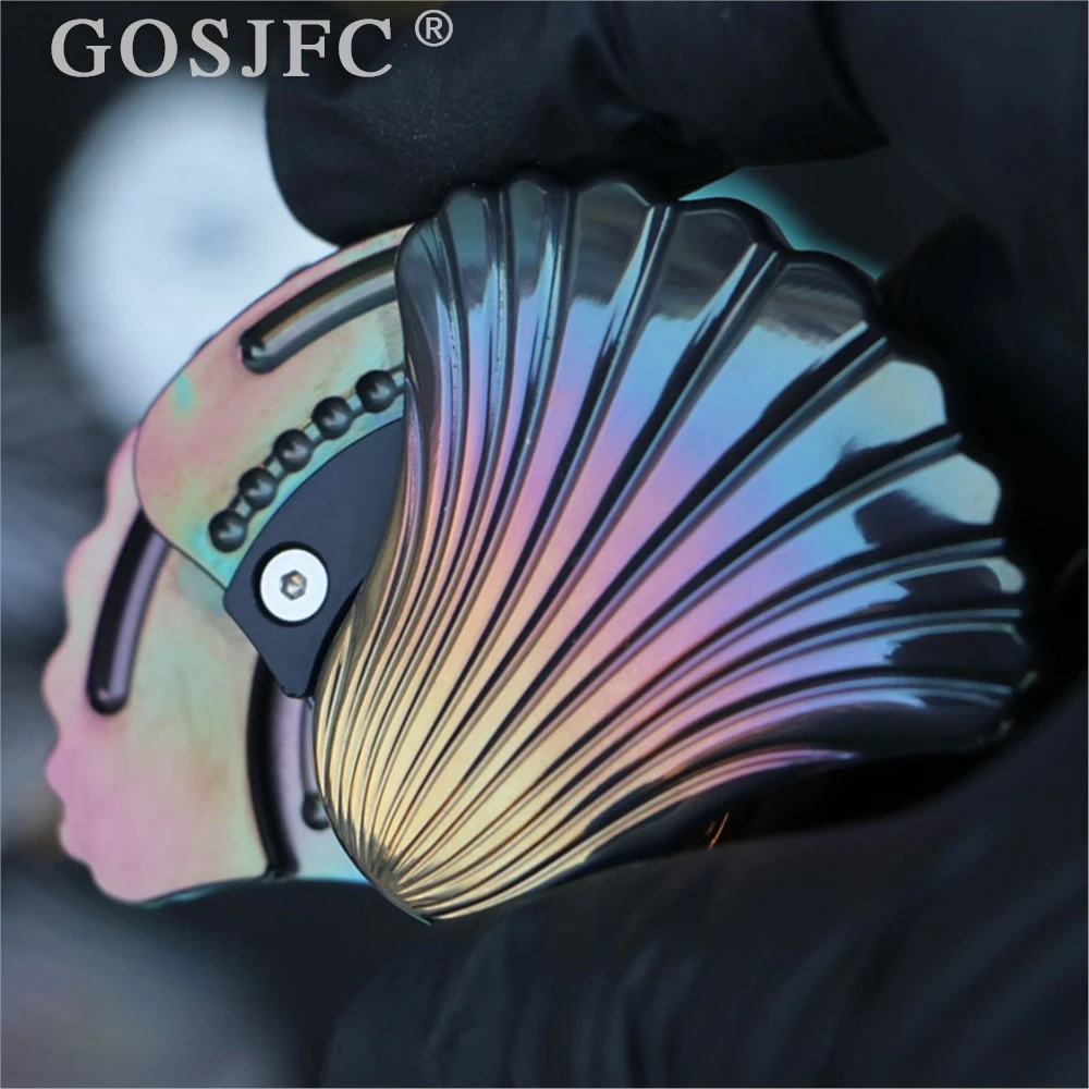 

KAiS Zirconium Alloy Lucky Ballad Fidget Slider Fidget Slider Metal Office Desk Gadgets Stress Relief Toy Adults