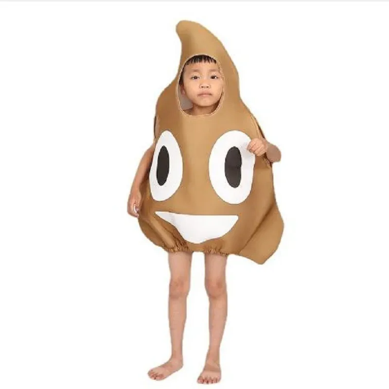 أطفال مضحك حفلة الهالوين زي أنبوب البراز زي البراز الاطفال تأثيري كرنفال زي مرحلة الأداء Outfi