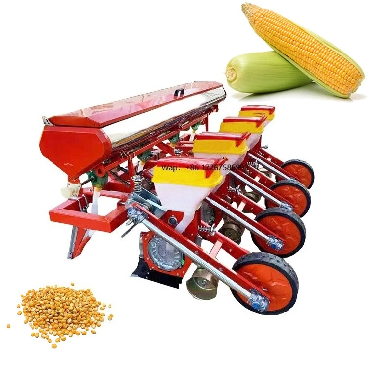 6 Rows Sowing Depth 5Cm Pneumatic Corn Seeder Soybean Planter Corn Planter Wheel Corn Seeder Planter