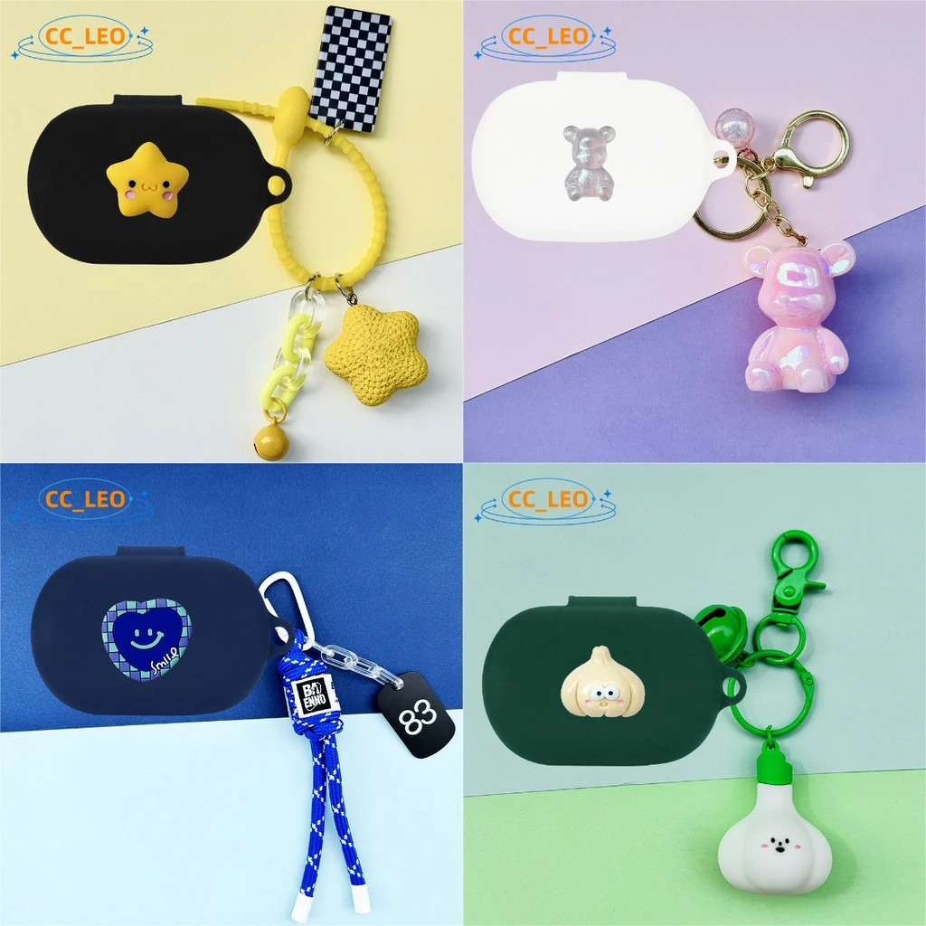 For EDIFIER Comfo Flex Case Cute Lucky Cat Keychain Pendant EDIFIER A6 Silicone Soft Case EDIFIER Comfo Flex Protective Cover