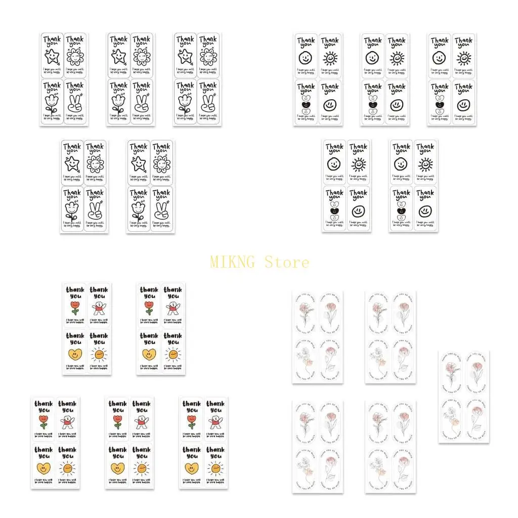 

125 шт. Этикетки с благодарностью, наклейки с благодарностью 2,36x1,18 дюйма, лучшая распродажа