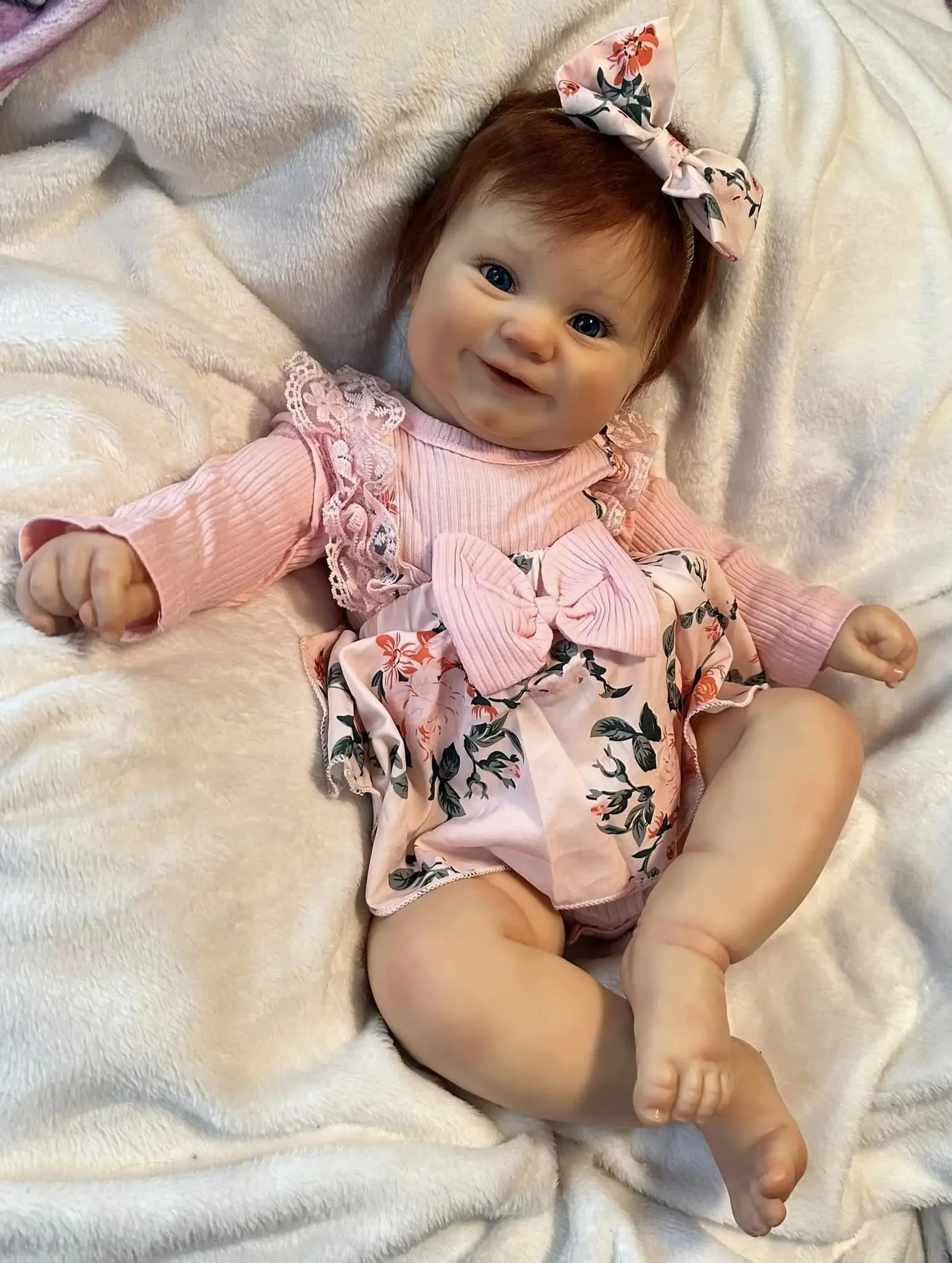 

50CM Maddie Reborn Toddler Girl Doll 3D Skin Tone Multiple Layers Painting Visible Veins Bebe Reborn for Girl