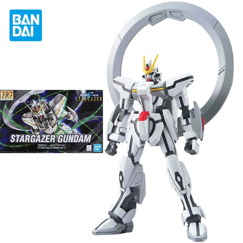 

Bandai Original Gundam Model Kit Anime Figure HG Seed 1/144 Stargazer GUNDAM Action Figures Collectible Toys Gifts for Kids