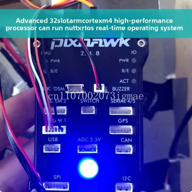 Pixhawk 2.4.8 PX4 PIX Flight Controller+M8N GPS+ 433/915Mhz 100/500mw Radio V5 Telemetry+Safety Switch+Buzzer+rgb+I2C+ 4G SD