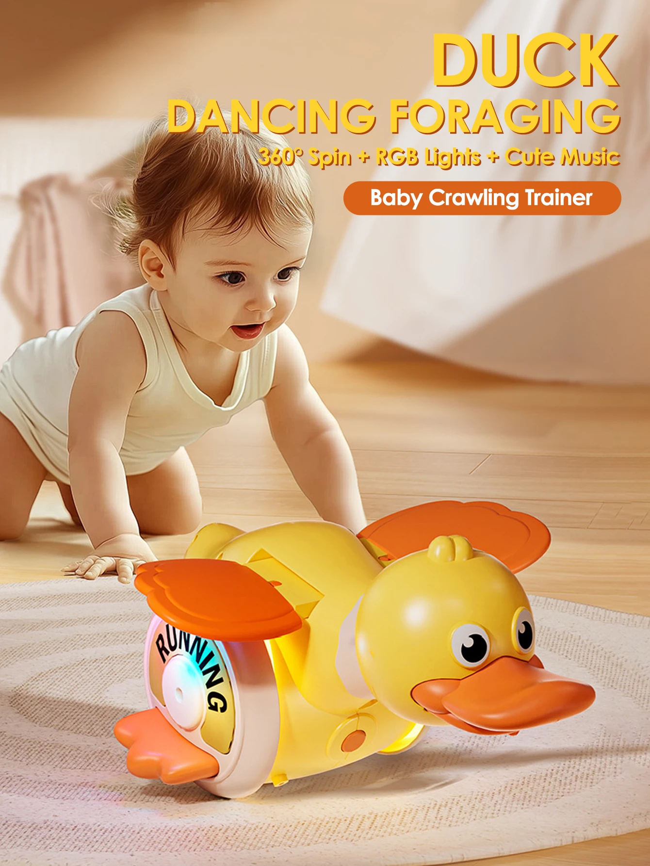 Elektronisch huisdier met muziek Speelgoed Opladen Ontsnapping Krab Dansen Octopus Auto-sensing Functie Kruipen Vermijd obstakels kindercadeaus