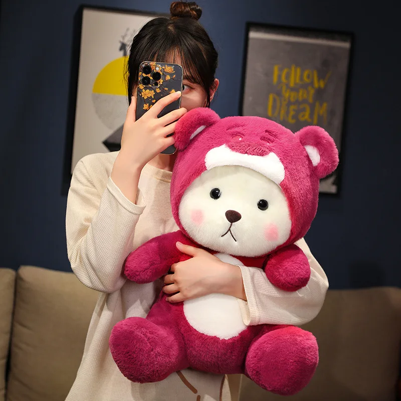 New 65cm Kawaii Little Bear Plush Doll Cute Soft Anime Lina Bear Plush Doll Cartoon Valentine\'s Day Birthday Gift Christmas Gift