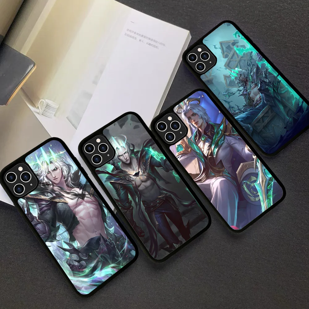 

Game L-LOL V-Viego Phone Case Silicone PC+TPU For Samsung S10 20 30 22 23 24 Plus Lite Ultra Cover