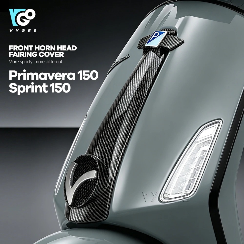 Motorcycle Accessories Front Horn Head Fairing Cover For Vespa Sprint 150 Primavera 150