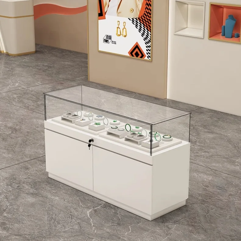 Custom.Modern Jewelry Display Counter Design Store Furniture - Glass Jewelry Display Cabinet Luxury Jewelry Display Cabinet