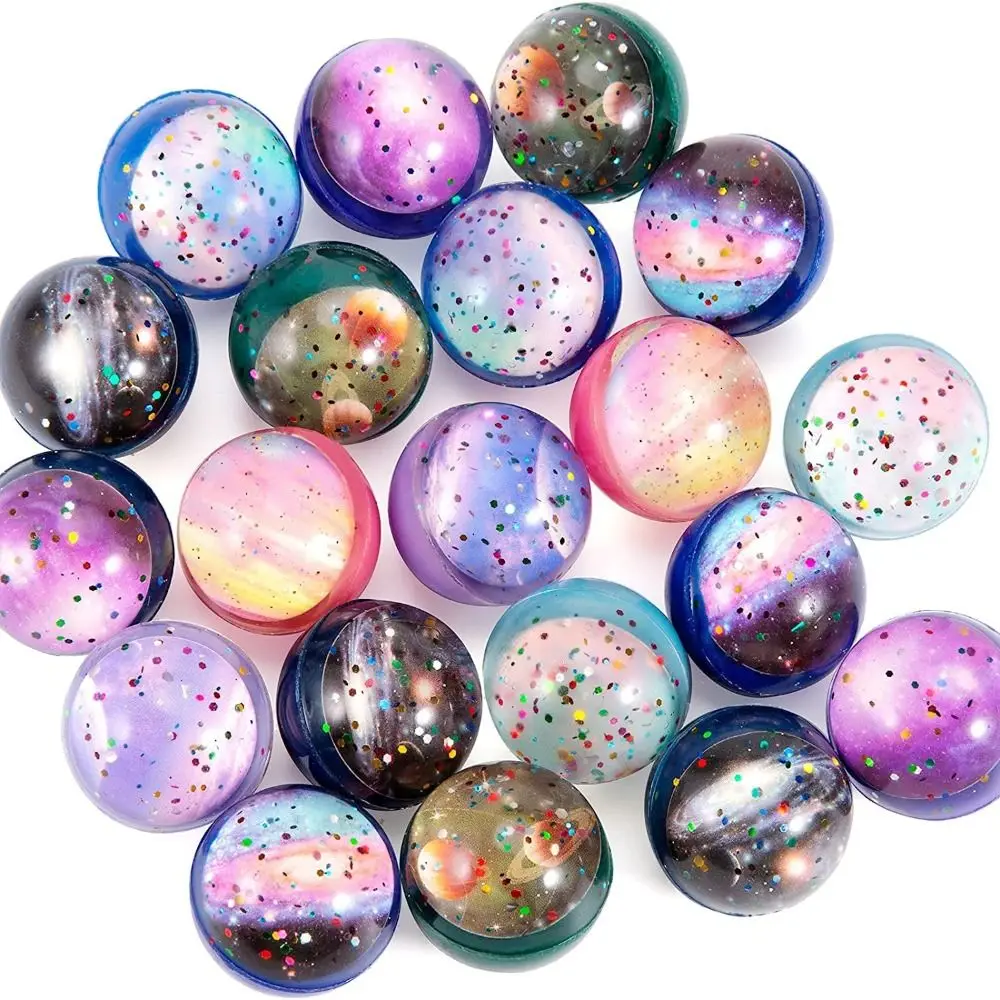 10pcs Galaxy Solar System Planet Balls Starry Sky Foam Space Planets Ball Eight Planets Bouncy Ball Galaxy Foam Ball Theme Party