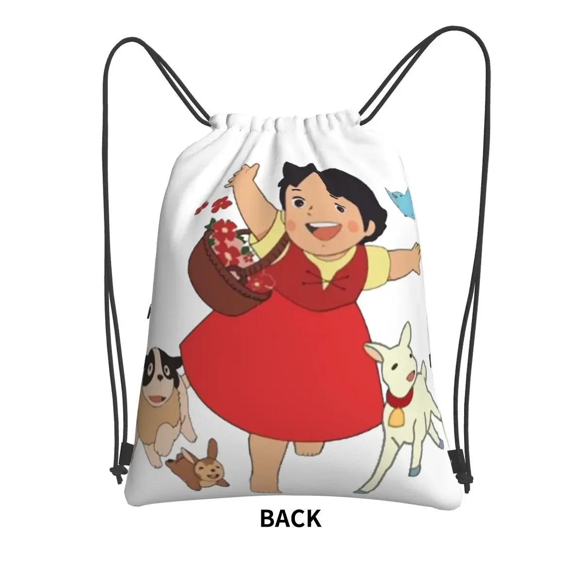 Heidi Portable Backpacks Drawstring Bag Fashion Drawstring Bundle Pocket Shoes Bags For School Students