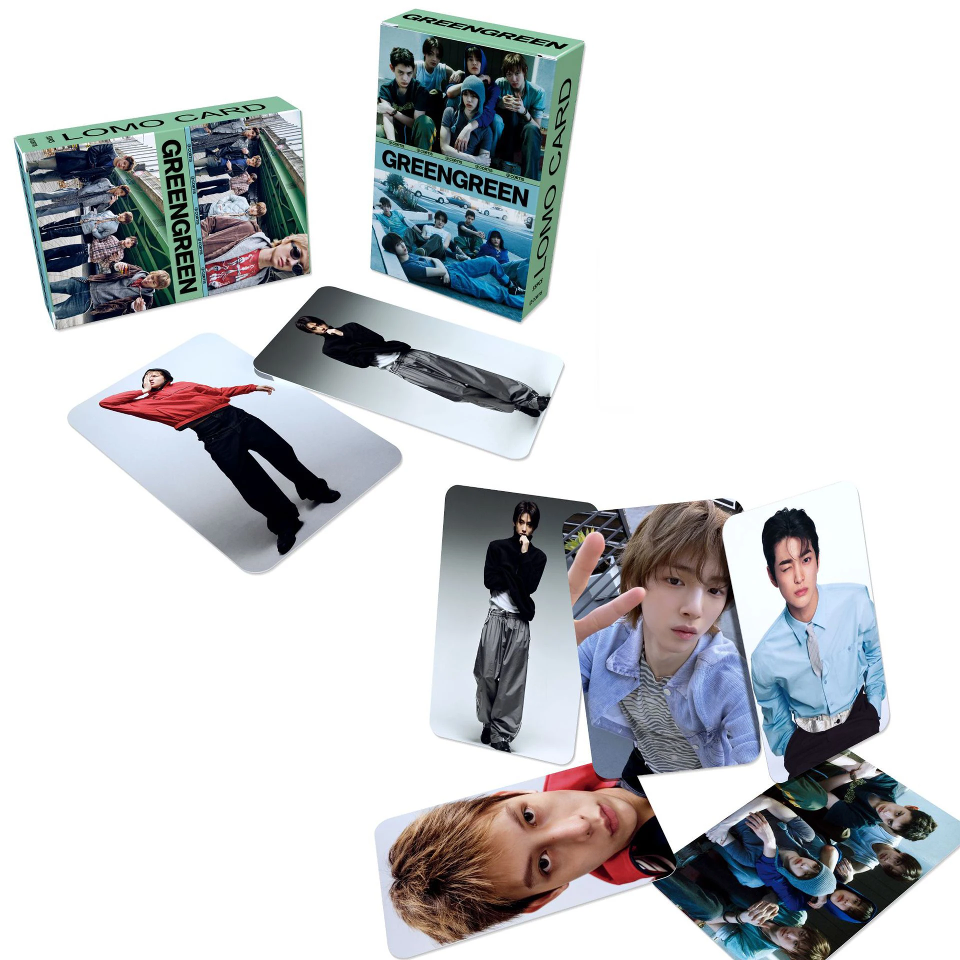 CORTIS Mini Album GREENGREEN Cosplay Photocards High Quality INS