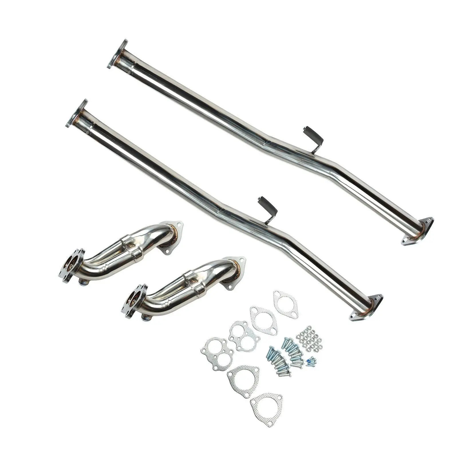 Stainless Steel Exhaust Downpipe Fit for Nissan 90-96 300ZX Turbo 3.0L Fairlady Z32 VG30DETT