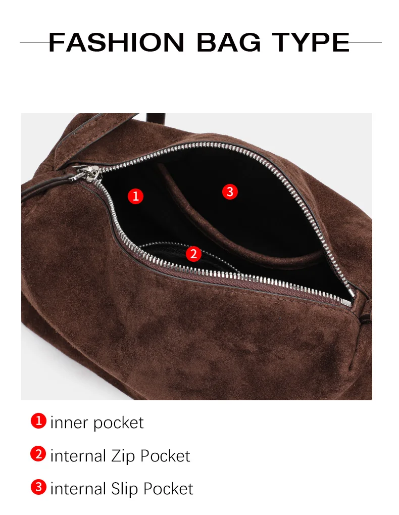 Aidrani Retro Matte Kuhleder-Kissen-Tasche, vielseitige Schulter- und Umhängetasche für Damen, hochwertige und exklusive Schultertasche – Detail 5