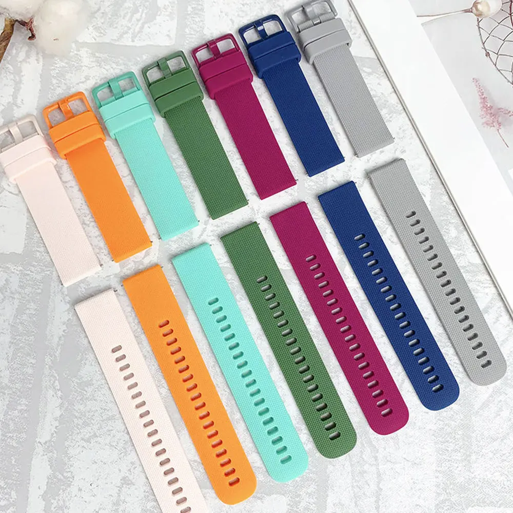 20mm 22mm Watch Strap For COLMI P71 Sport Silicone Watchband Bracelet For COLMI M42/C81 C60 C61/I31/P68 P73/P28 Plus Accessories