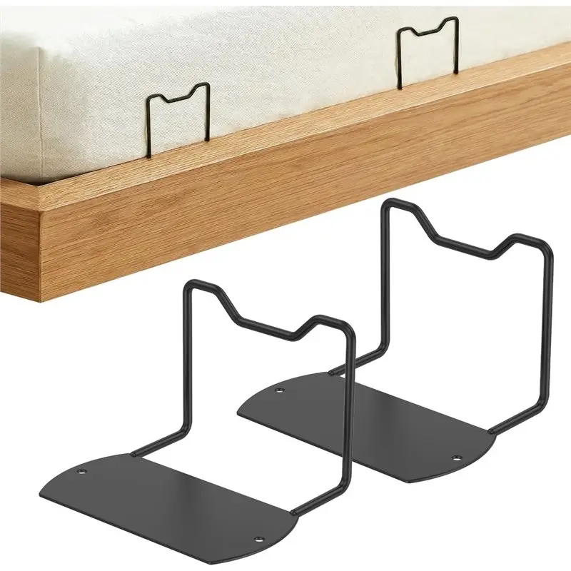 YANA50I Metal Sliding Prevention Mattress Slide Stopper 5 Pcs Bed Frame Brackets Anti Slip Fastener Furniture Accessories