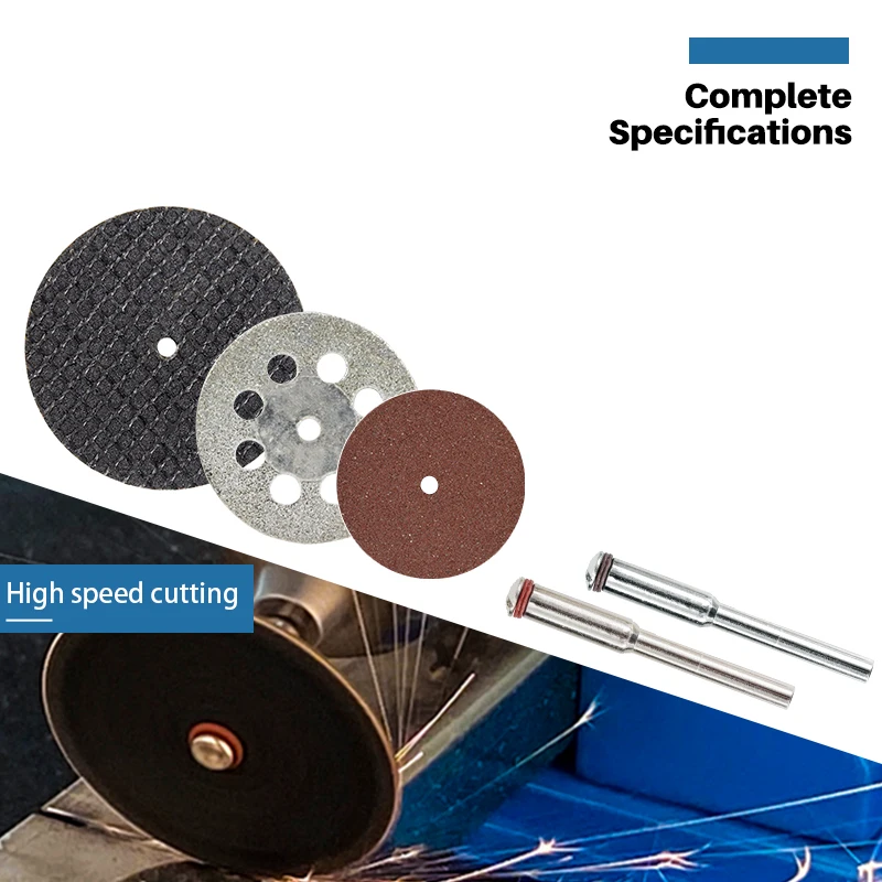 HAMPTON Diamant-Trennscheiben-Set 60 Stück Mini-Kreissägeblätter Harz-Trennscheiben für Dremel-Rotationswerkzeug-Zubehör – Detail 2