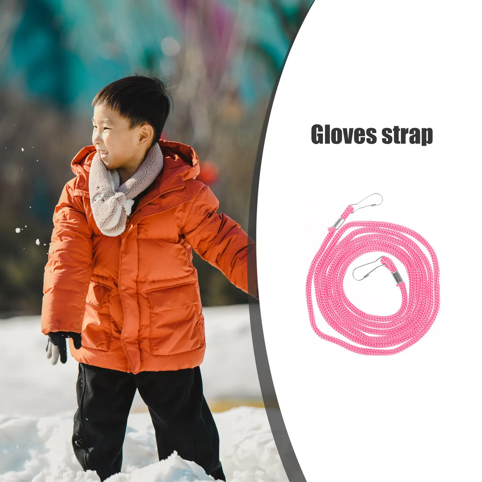 

Зимний ремешок для варежек: прочный, устойчивый к коррозии, для активного отдыха, с защитой от потери, компактный дизайн