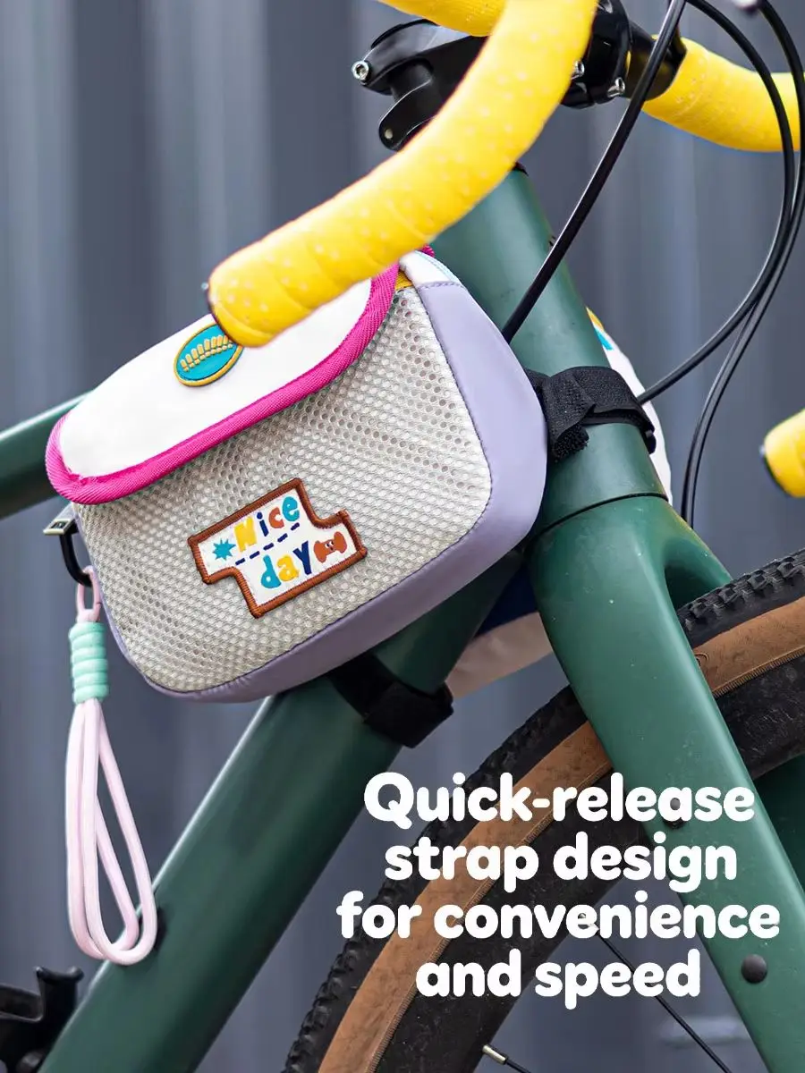 AliExpress NONE New Universal Cute Style Mountain Bike Front Top Tube Handlebar Bag Phone Gear Storage Cycling Bag
