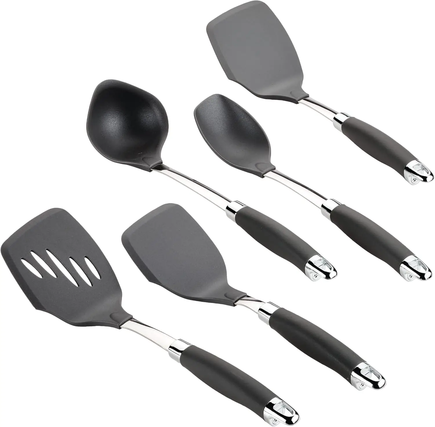 

Gadgets Nonstick Utensil Kitchen Cooking Tools Set, 5 Piece, Graphite