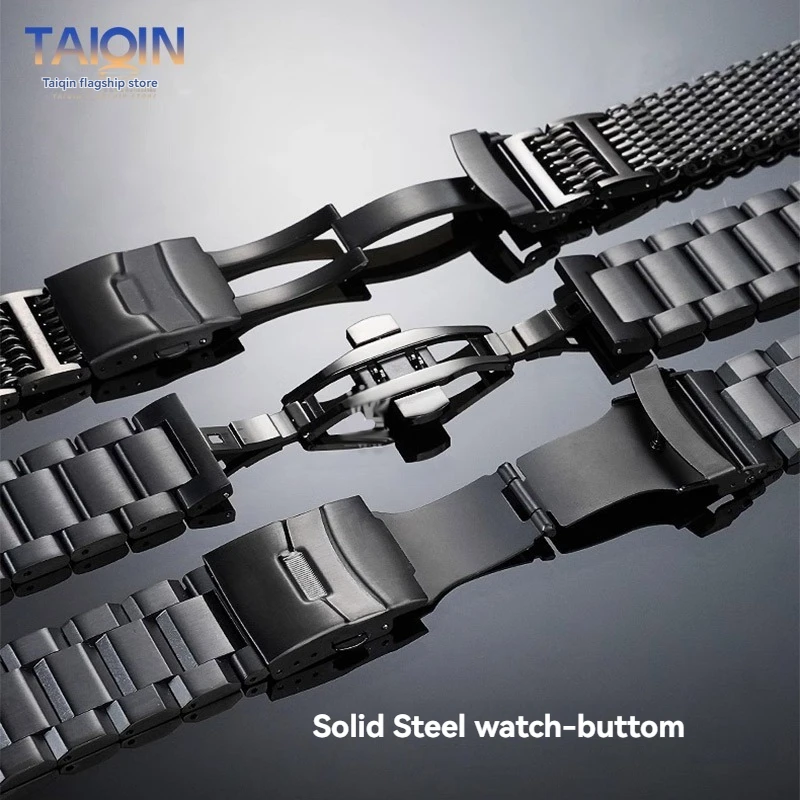 سوار ساعة ممتد من الفولاذ المقاوم للصدأ لساعة كاسيو من الجيل الثالث حزام ساعة الملك الطيني المعدني الصلب