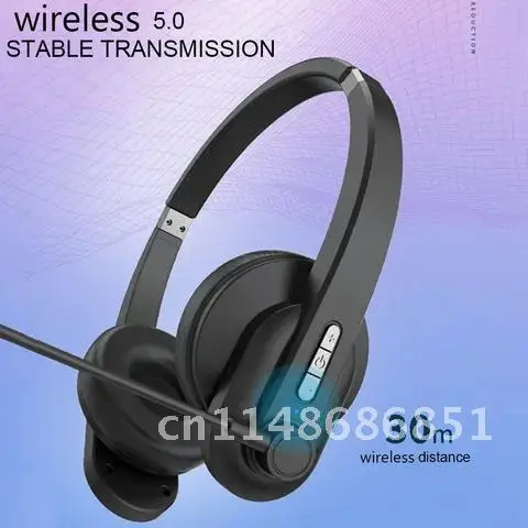 

Wireless Noise Canceling Bluetooth-compatible Headset OY632 with Mic Mute Button for Live Game