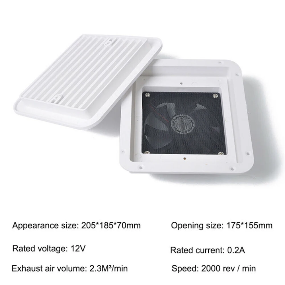 Copertura di ventilazione dell'aria di scarico Ventilatore Condotto di presa d'aria laterale Estrattore di uscita dell'aria a soffitto Caravan Camper RV Camper Van