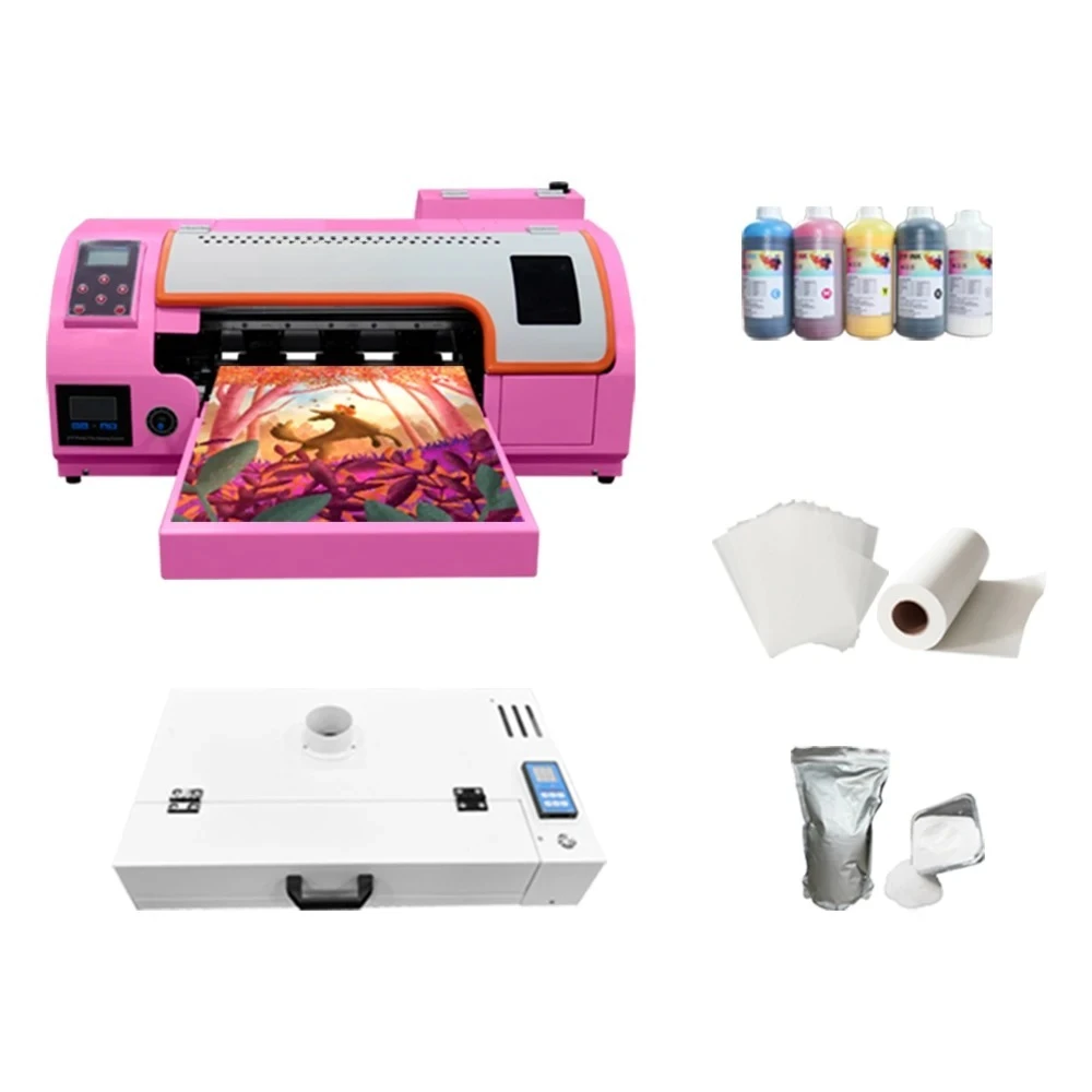 I3200 Xp600 4720 Head A2 A3 A4 30cm Dtf Printer Powder Machine