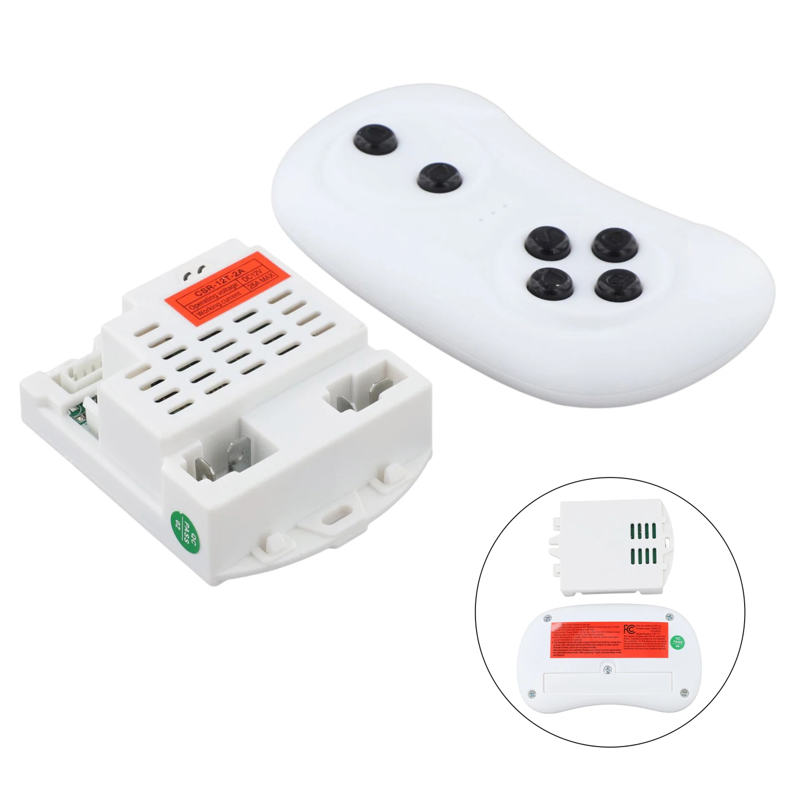 CSR-12T-2A 2.4G Remote Control Receiver Controller With Soft For Children Electric Car Toy Vehicle Replacement Parts