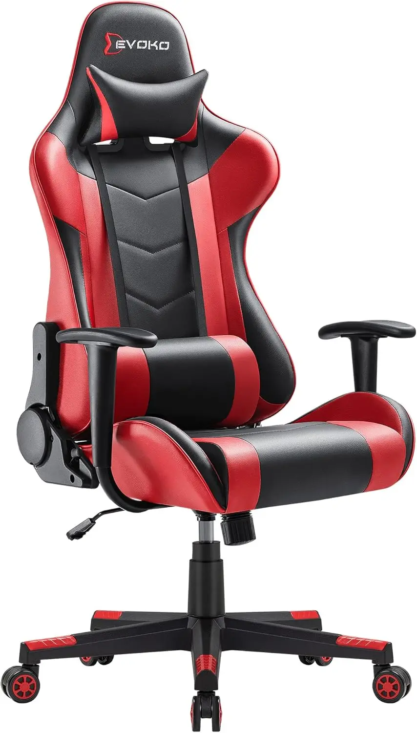 Ergonomic Gaming Chair Racing Style Adjustable Height High-Back PC Computer Chair with Headrest and Lumbar Support Executive