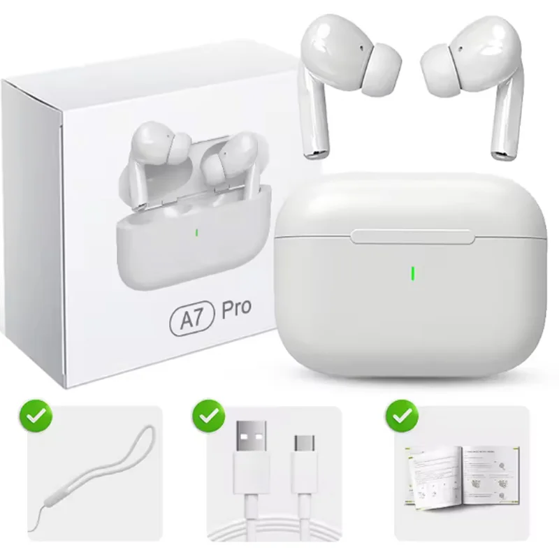 A7PRO-In-ear wireless headphones, with excellent sound quality and high stereo effect, are suitable for gaming, music listening