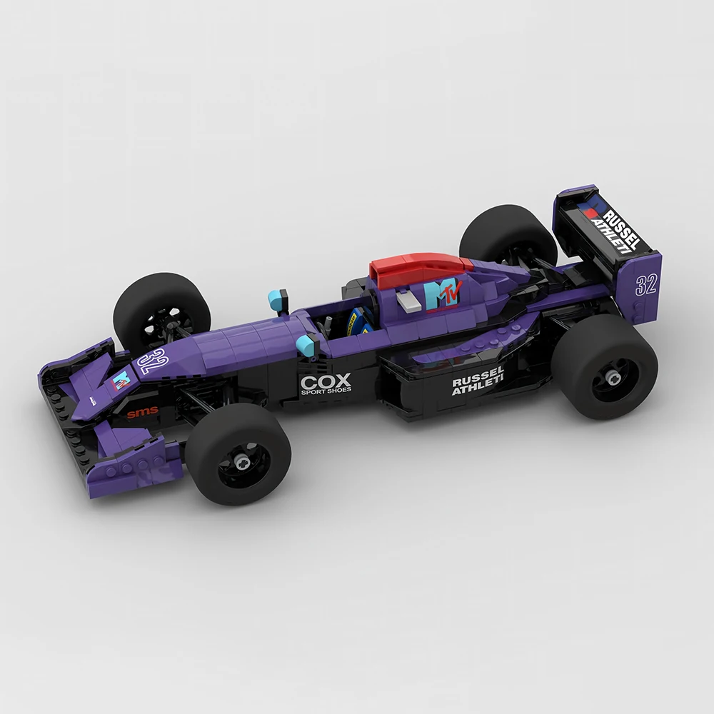 New MOC Speed ​​Series 1994 Imola Circuit S941 Racing Car Model Building Blocks DIY Modular Car Assembly Toy Adult Birthday Gift