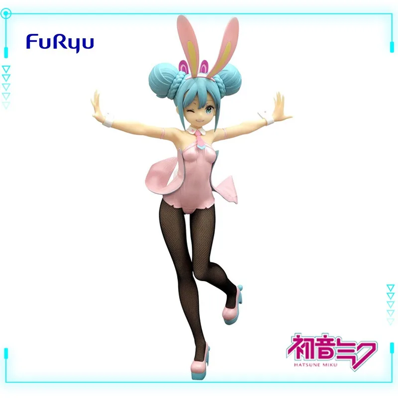 フリュー-オリジナル-正規品-ボーカロイド-ピアプロ-キャラクター-初音ミク-バイキュート-バニーズ-フィギュア-ウィンク-パールピンク-30cm-モデル-おもちゃ-フィギュア-ギフト
