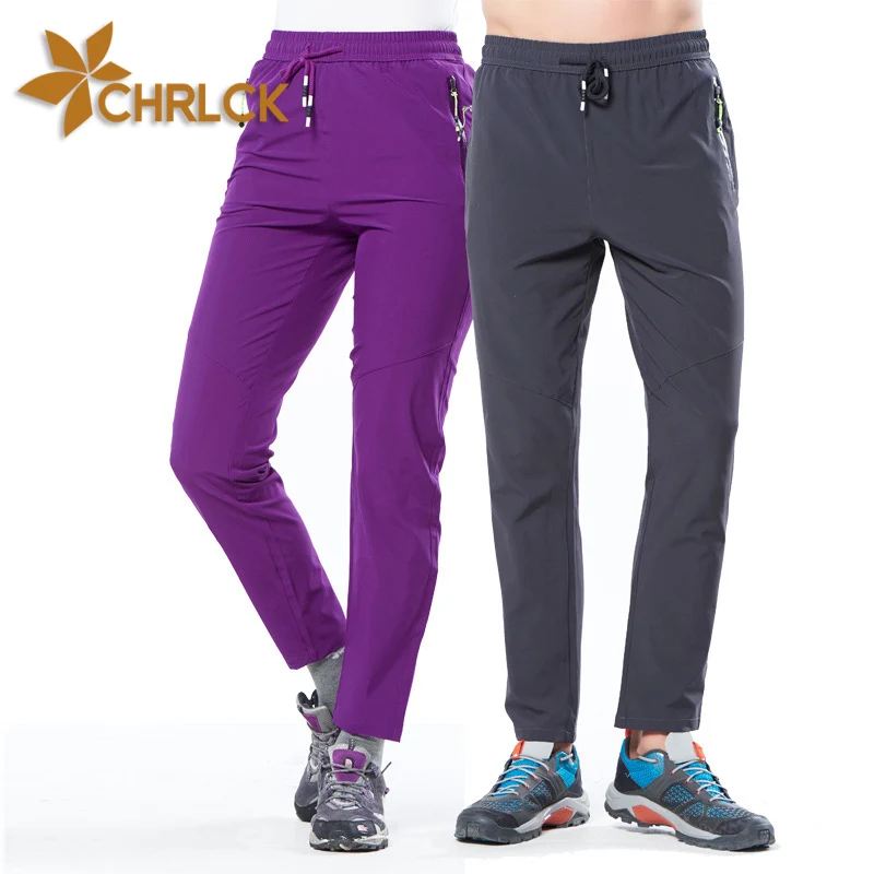 

CHRLCK Waterproof Trekking Hiking Pants Men Summer Quick Dry Camping Climbing Fishing Sport Outdoor Trousers Women Plus Size