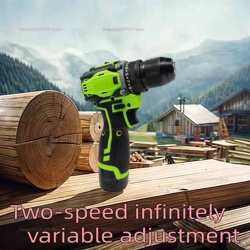 18v 2 em 1 broca de lítio e chave de fenda elétrica ferramenta elétrica sem escova 45nm torque compacto multifuncional sem fio renovação doméstica