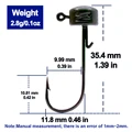 2.8g dark green