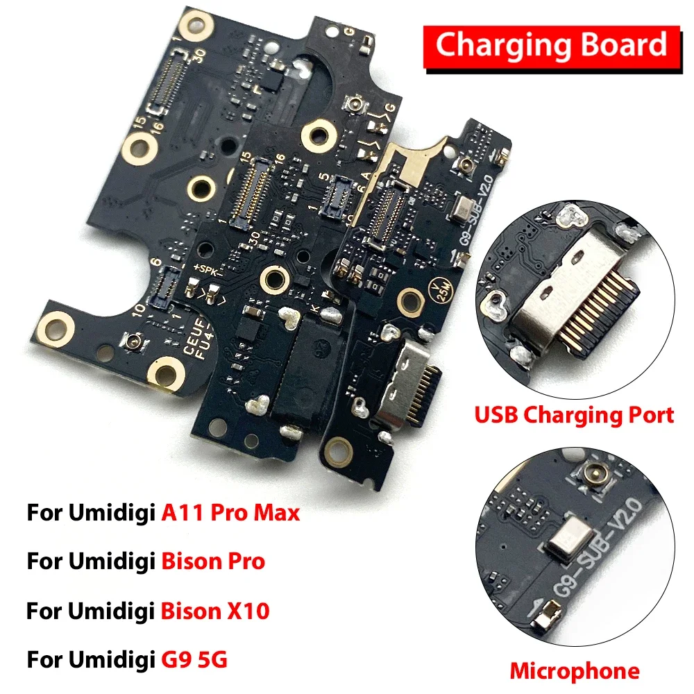 10 SZT. Złącze USB do ładowania, port dokujący, kabel flex do umidigi A7 Pro/A7S/A9 Pro/A11 Pro Max/A11Bison Pro/Bison X10