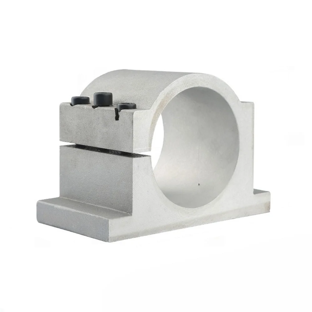 Cast Aluminum Fixed Base with For Precision Clamping for Spindle Motor Mounting in CNC and Automation Workstations