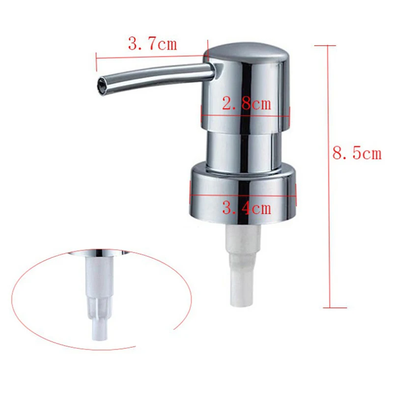 DIY Soap Pump Liquid Lotion Dispenser Replacement Head Jar Tube 28 Thread Standard Pump Cap Cap Liquid Soap Dispenser