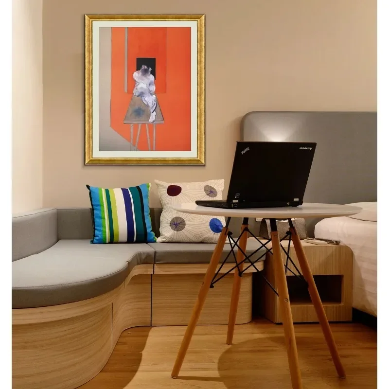 فرانسيس بيكون دراسة ثلاثية من جسم الإنسان ملصق فني خمر حائط لوح رسم الفن لغرفة المعيشة ديكور المنزل #2