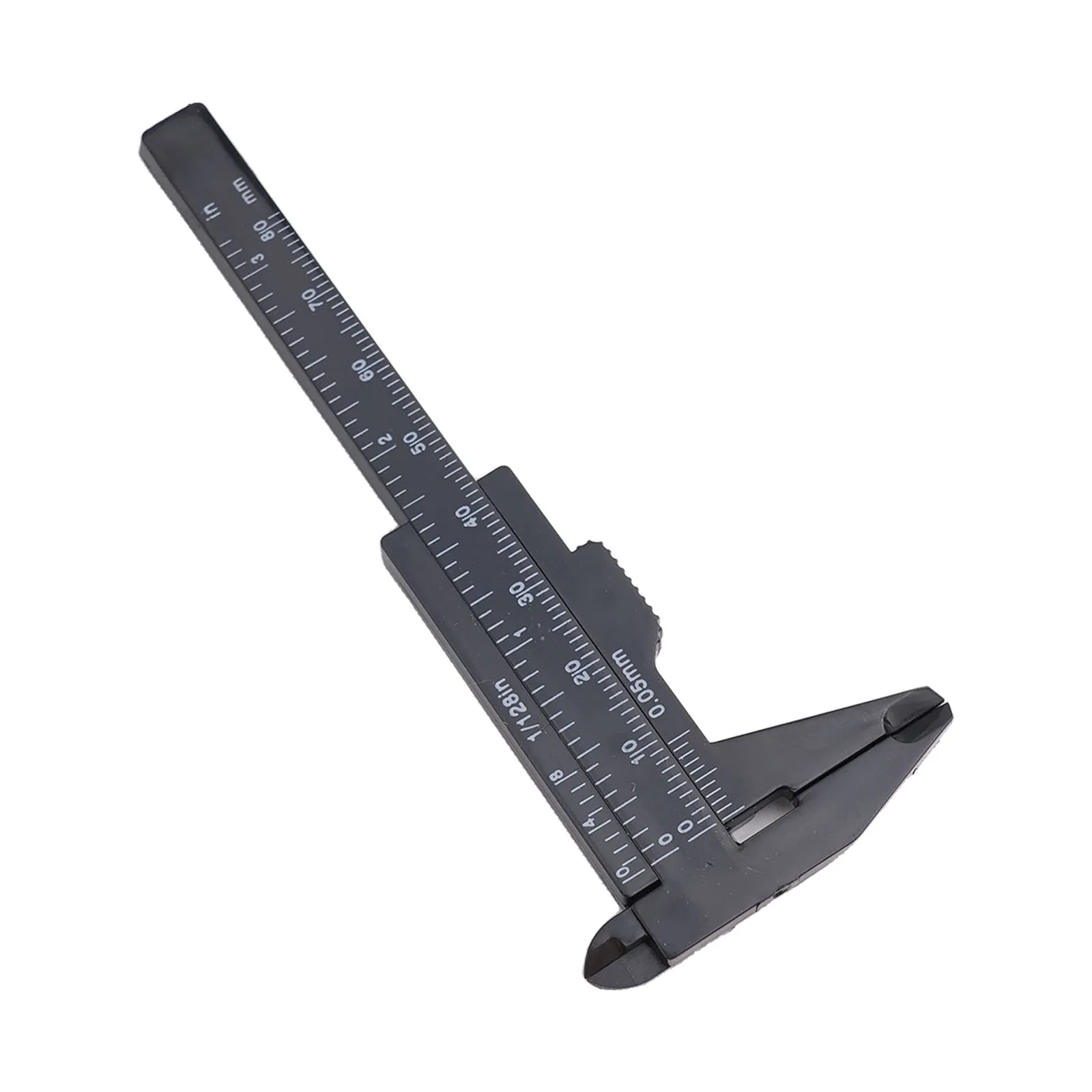 1pcs 80mm Plastic Sliding Vernier Caliper Gauge Measure Tool Ruler Micrometer Accurate Measurement Tool Standard Vernier Caliper